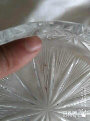 кристална купа,фруктиера, снимка 4 - Антикварни и старинни предмети - 35005501