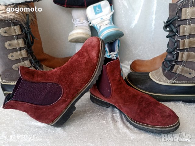 дамски боти N- 39 - 40 original basic GABOR® ,100% естествена кожа - велур, made in PORTOGAL, снимка 9 - Дамски боти - 44242449