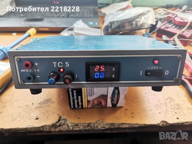 Продавам лабораторен стабилизиран токоизправител ТЕС-12, снимка 3 - Друга електроника - 42225520
