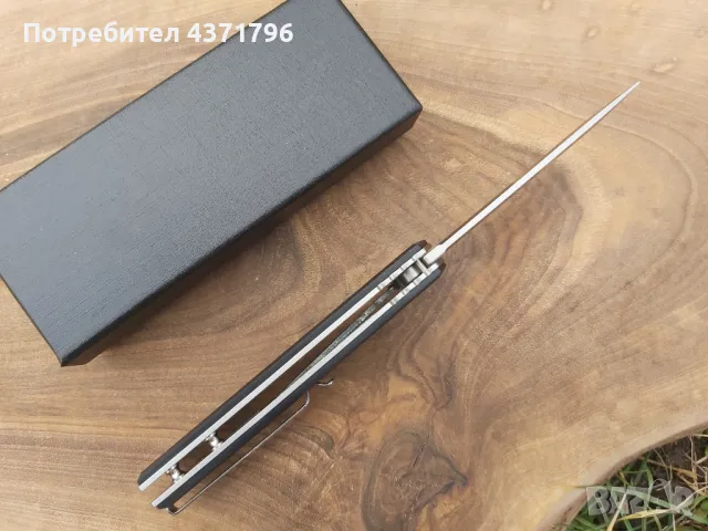 Сгъваем джобен нож ,стомана D2, D114, снимка 6 - Ножове - 49139629