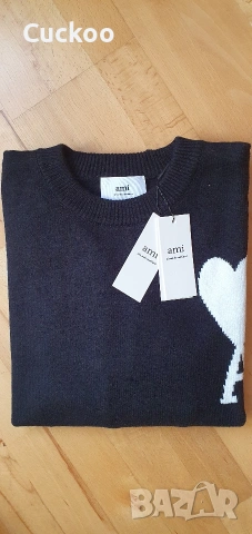 пуловер AMI PARIS alexandre mattiussi, нов