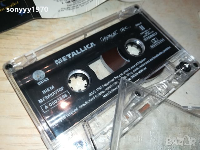 METALLICA ORIGINAL TAPE 2510231706, снимка 18 - Аудио касети - 42719026