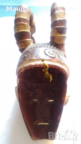 Стара Вуви маска шлем от Габон, снимка 11 - Антикварни и старинни предмети - 31609691