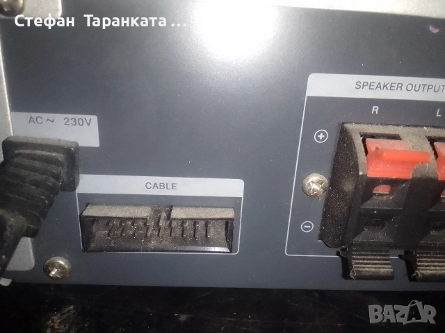 Hitachi -Аудио уредба от два компонента в незнайно състояние,няма го лентовия кабел между двата , снимка 7 - Аудиосистеми - 53128077