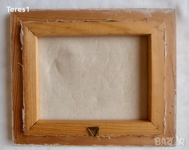 Малка картина масло върху платно., снимка 3 - Картини - 48653144