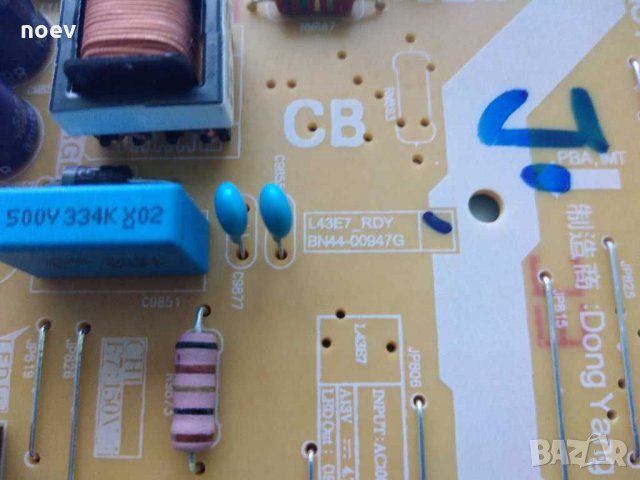 Power Board BN44-00947G L43E7_RDY, снимка 2 - Части и Платки - 30637703