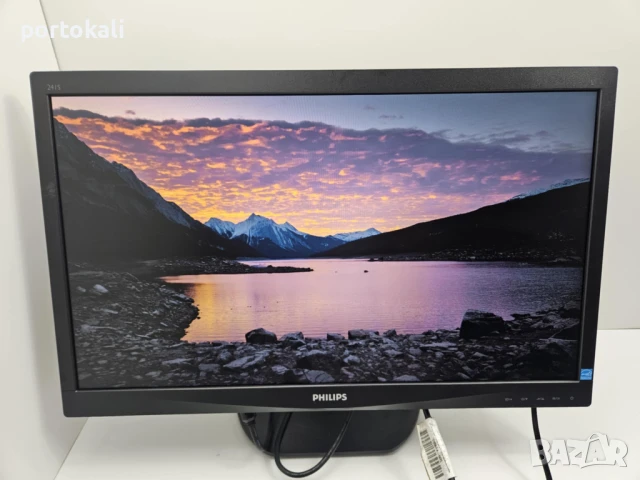+Гаранция! IPS Монитор Philips 241S4L 24" инча + кабели, снимка 5 - Монитори - 50986521