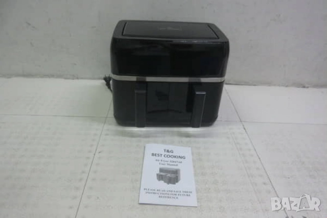 Двоен Air fryer T&G BEST COOKING 32847A0 - отделни LED дисплеи за всяка зона, снимка 3 - Друга електроника - 52042079
