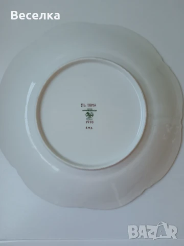 Порцеланово плато Hutschenreuther от 1970, за сервиране или торта., снимка 7 - Чинии - 51112696