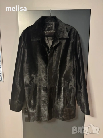 Demmy leather and fur яке/палто ОТ КОСЫМ