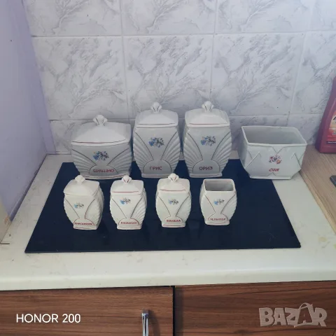 Непълен порцеланова сервиз за подправки. , снимка 2 - Сервизи - 56161951