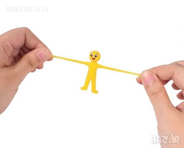 4 броя Гумени Човечета Антистрес Фиджет Скуиши, снимка 7 - Други - 47407279