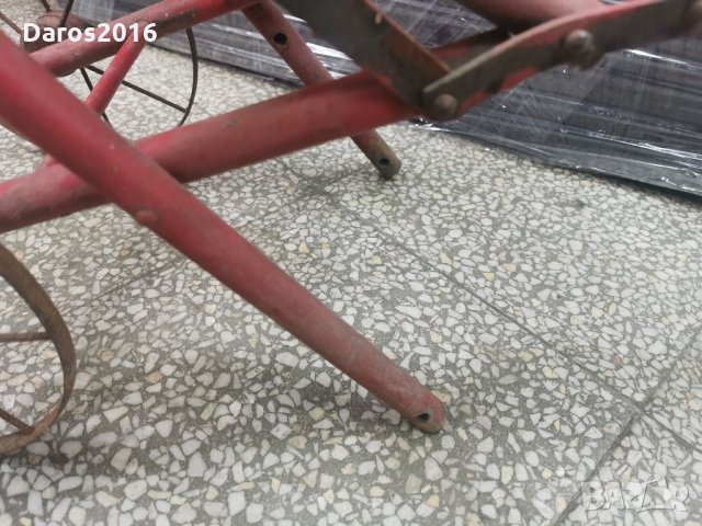 Много стара детска дървена количка, снимка 5 - Други ценни предмети - 31354894