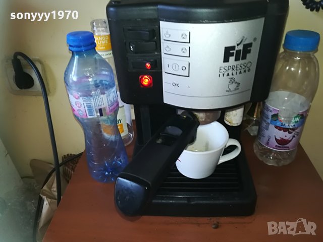 fif espresso italiano-кафемашина-нов внос швеицария, снимка 3 - Кафемашини - 29756749