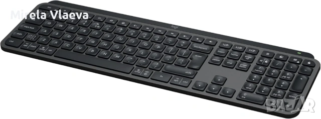 Безжична клавиатура Logitech MX Keys Graphite , снимка 2 - Клавиатури и мишки - 53027356