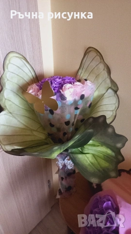 Големи букети,различни цени ,51рози,21рози,23рози, снимка 8 - Декорация за дома - 49894439