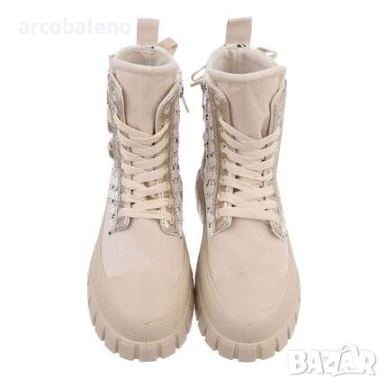 Дамски боти с връзки, 4цвята , снимка 17 - Дамски боти - 44500925