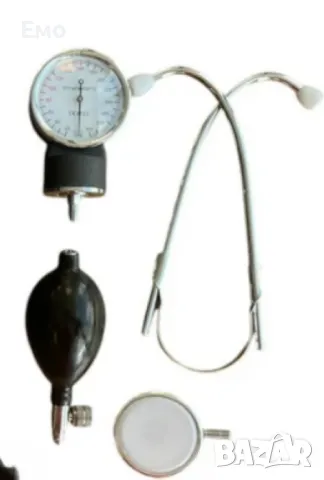 Надежден механичен апарат за кръвно налягане с вграден стетоскоп, снимка 2 - Други - 47894065