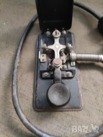 Продавам стар Апарат Морзов ключ   , снимка 2 - Други ценни предмети - 37555137