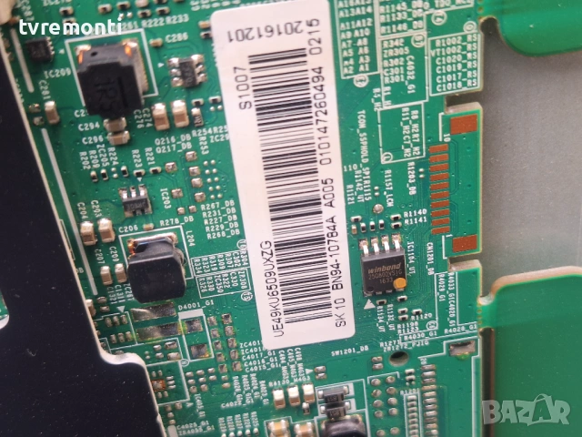 MAIN BOARD, BN94-10784A, BN41-02528A,  for, Samsung модел UE49KU6502U 49inc DISPLAY CY-VK049HGLV4H, снимка 2 - Части и Платки - 53913450