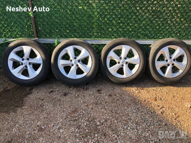 4бр. алуминиеви джанти с гуми от Nissan Qashqai 17 цола.
