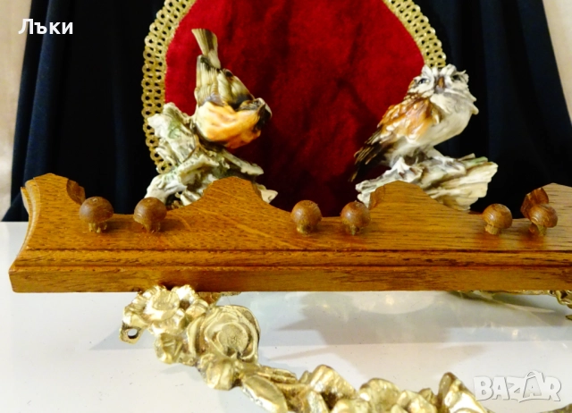 Стенна закачалка от естествено дърво,корона. , снимка 3 - Закачалки - 52915021