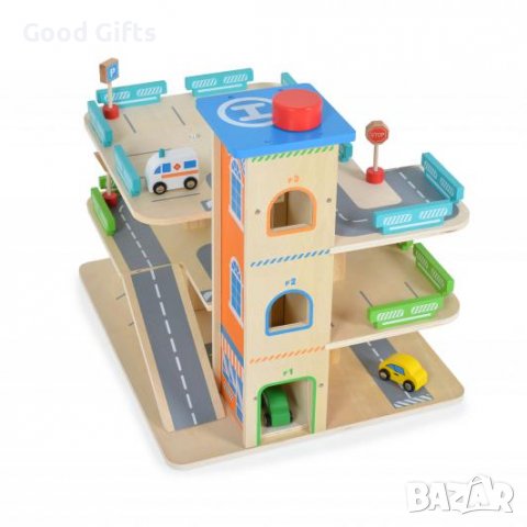 ГОЛЯМ ДЪРВЕН ПАРКИНГ / ГАРАЖ НА ТРИ ЕТАЖА, снимка 6 - Коли, камиони, мотори, писти - 38546942