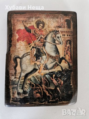 Икона Св. Георги Победоносец, снимка 3 - Икони - 35594851