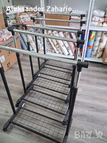 Щендери за дрехи, снимка 3 - Стелажи и щандове - 53040770