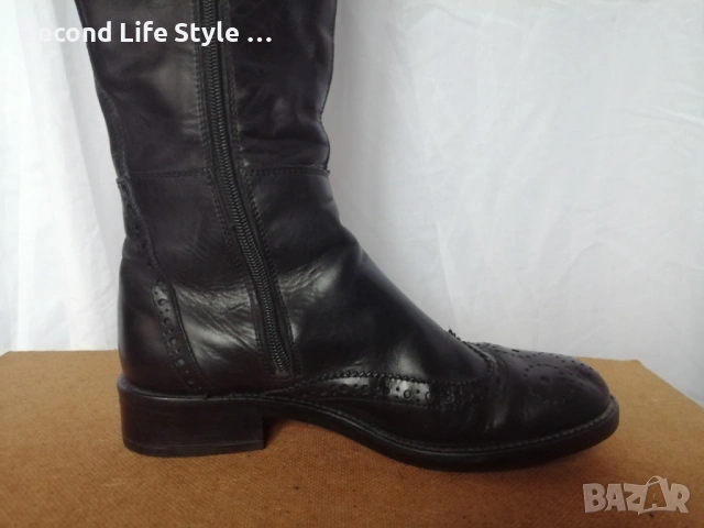 Lavorazione Artigiana №37 дамски ботуши естествена кожа, снимка 13 - Дамски ботуши - 53009156