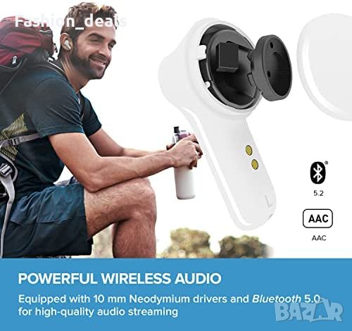 Нови Безжични слушалки Спортни с кутия за зареждане Earbuds за музика, снимка 5 - Bluetooth слушалки - 40262362