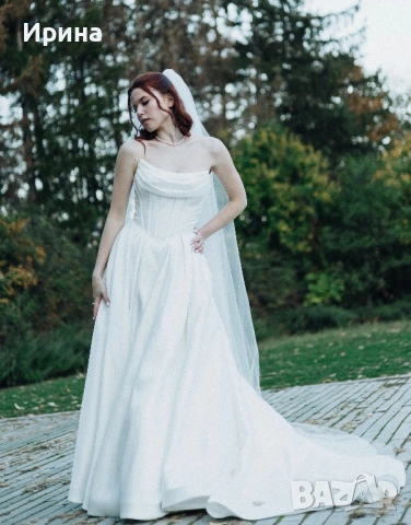 Булчинска рокля Gianna Ivory цвят, снимка 3 - Сватбени рокли - 54266650