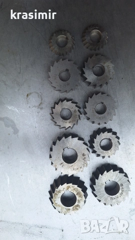 фрези лот 10 броя, снимка 2 - Стругове - 53122284