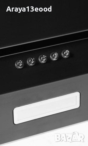 Стилен кухненски абсорбатор HANSEATIC, черен, снимка 6 - Абсорбатори - 53946354