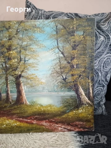 Картина масло,Cantrell, снимка 8 - Картини - 52132980