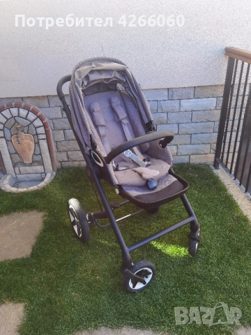 Бебешка количка 3в1 Cybex Talos S Lux+кош Cot S+адаптери+стол за кола Aton M i-size+рефлу легло, снимка 11 - Детски колички - 52497806