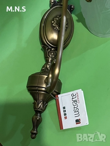 Ретро Нощна Лампа + стенна Лампа , снимка 12 - Настолни лампи - 52848404