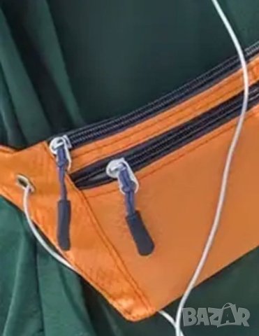Чанта за кръст,гърди Черна с изходк за жични слушалки , снимка 8 - Чанти - 44433192
