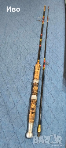 Винтидж спининг въдица, "Super Blactor", произведена от "Tortue la Soie" (Париж)., снимка 5 - Колекции - 53009127