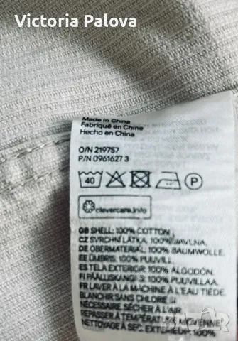 Джинсова връхна риза-яке H&M унисекс, снимка 9 - Ризи - 48782851