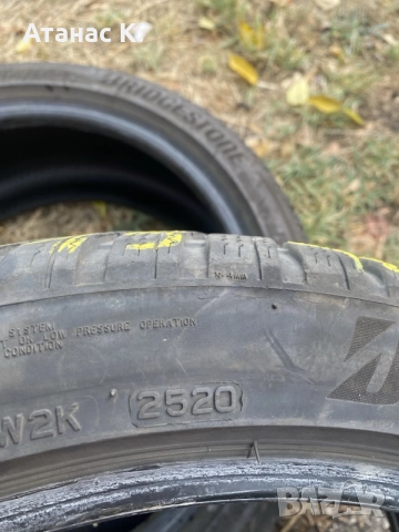 245 40 18 BRIDGESTONE DOT2520 6мм.грайфер, снимка 3 - Гуми и джанти - 56466241