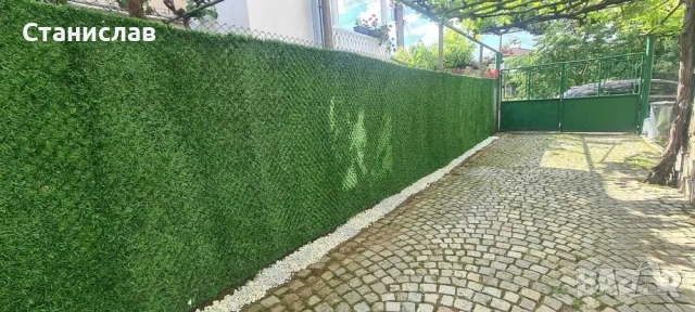 Жив плет Декоративна ограда 95% плътност с UV защита, снимка 6 - Огради и мрежи - 53333990