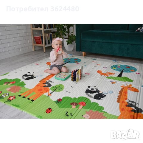 Топлоизолиращо килимче за игра, снимка 7 - Килими - 42828608