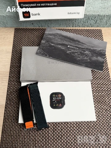 НОВ!/*ЛИЗИНГ*/ Apple Watch Ultra 2 Black 49mm iwatch Часовник, снимка 4 - Смарт гривни - 51116001