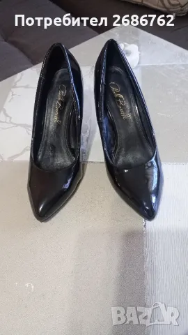 Дамски лачени обувки размер 36, снимка 3 - Дамски боти - 47810238