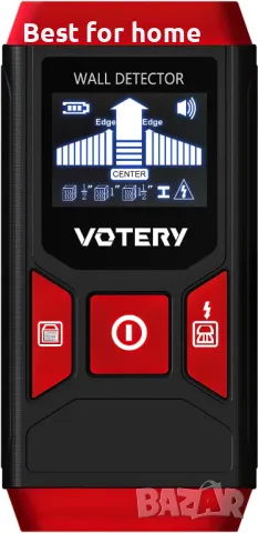 Стенен скенер Votery Stud Finder SF02- кабели, метал, тръби, дърво