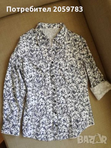 Дамска риза в черно и бяло , снимка 15 - Блузи с дълъг ръкав и пуловери - 30753779