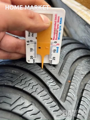 5х112 16 Цола Джанти с Гуми VW Golf Caddy Passat Touran ET 43 J 7 Централен отвор със втулка 57.1 Гу, снимка 3 - Гуми и джанти - 52416823