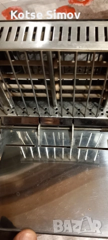 Тостер за филийки, никелиран корпус, и кабел., снимка 2 - Тостери - 53063673