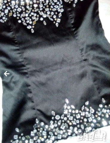 Луксозно сатенено бюстие, снимка 2 - Корсети, бюстиета, топове - 52894035